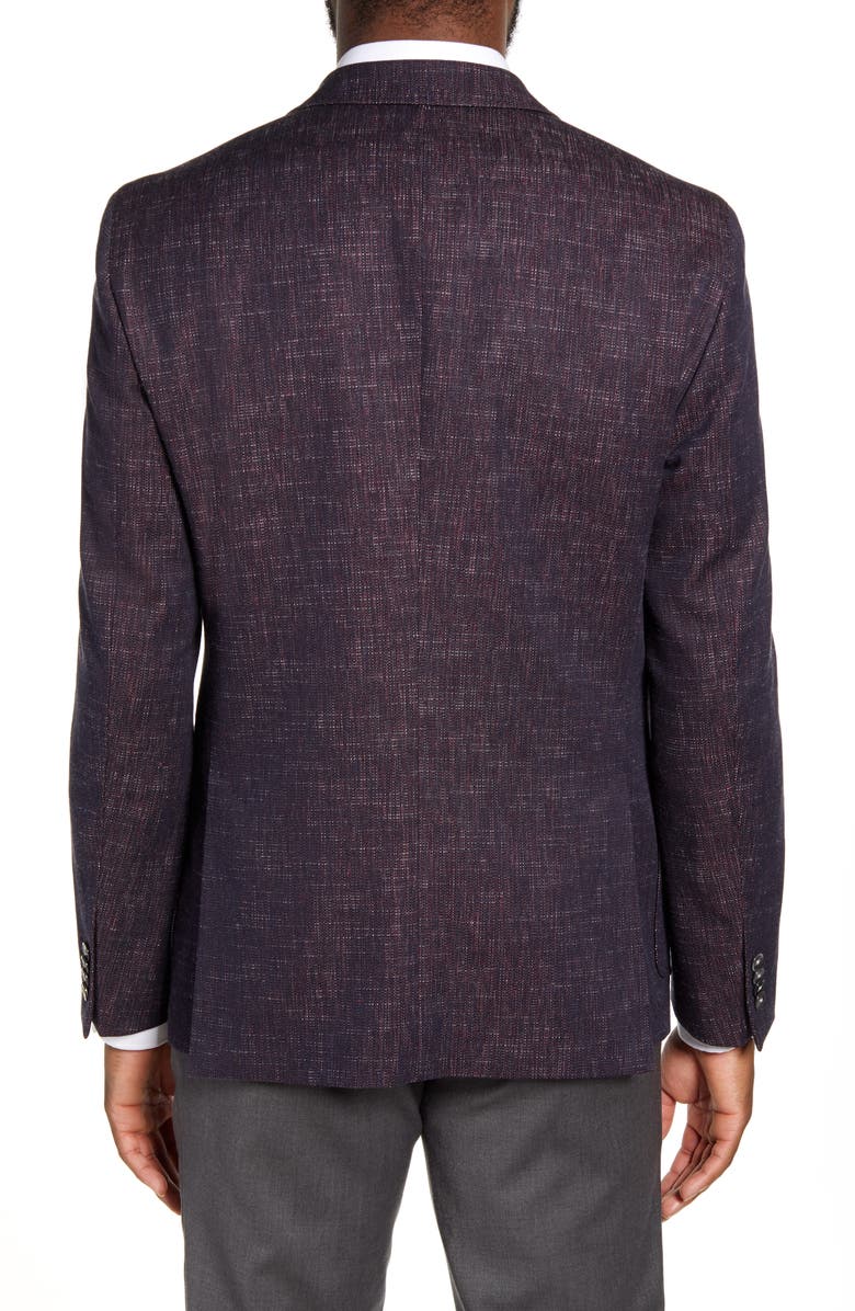 BOSS Raye Slim Fit Stretch Solid Cotton Sport Coat, Alternate, color,