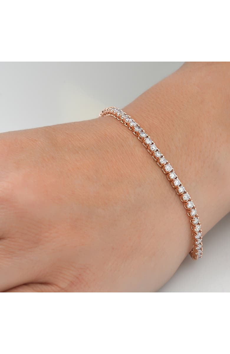 Bliss Diamond 5 Carat TW Round Cut Lab Grown Diamond Tennis Bracelet 14k Gold Lab Grown, Alternate, color, 14K Yellow Gold