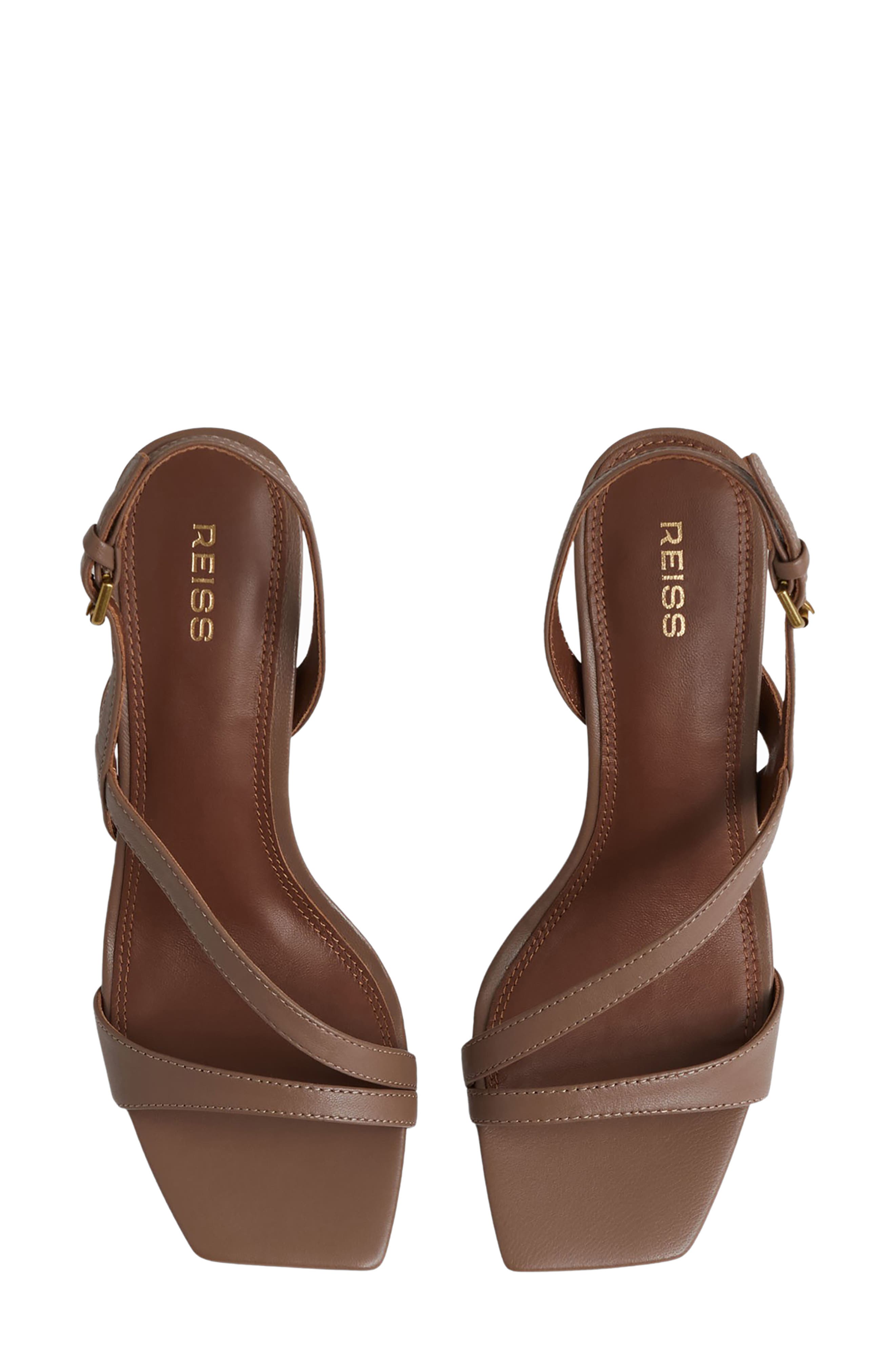 Reiss Cindy Slingback Sandal, Alternate, color, Neutral