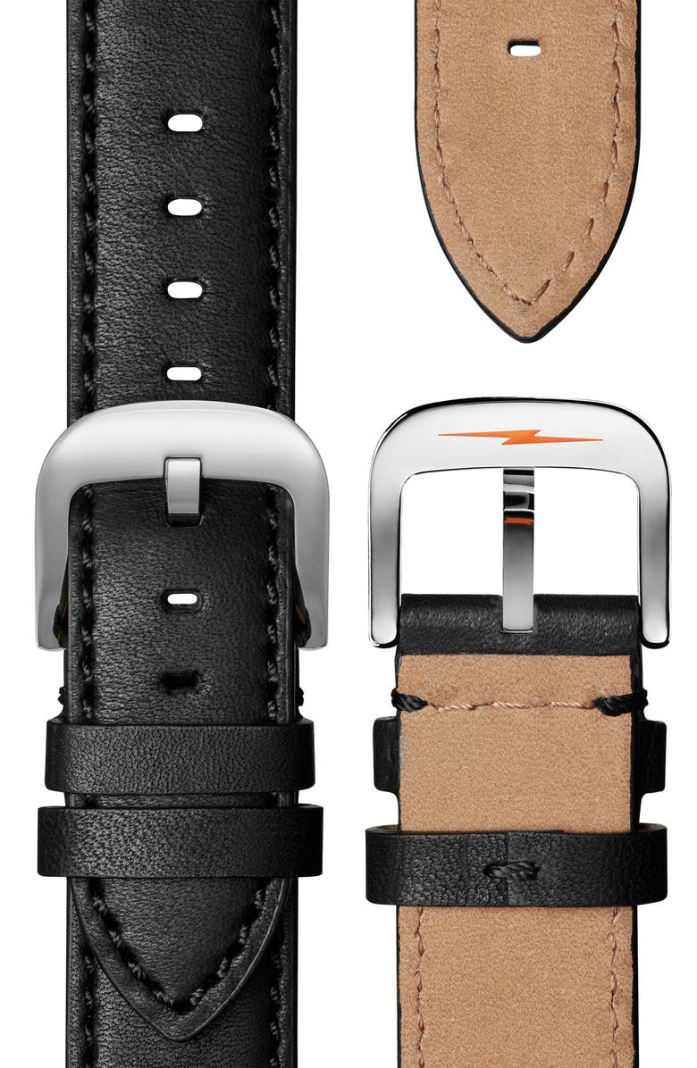 Shinola The Canfield Chrono Leather Strap Watch, 43mm, Alternate, color,