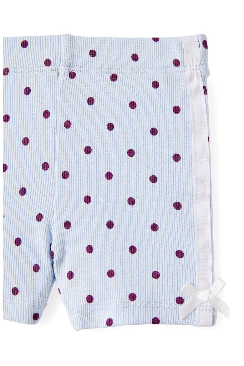 Rain Rib Bike Shorties, Alternate, color, Blue Whisper Berry Jam Spot