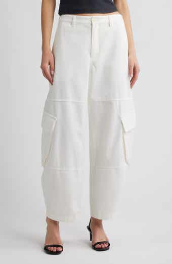 FRAME The Bubble Barrel Leg Cargo Pants