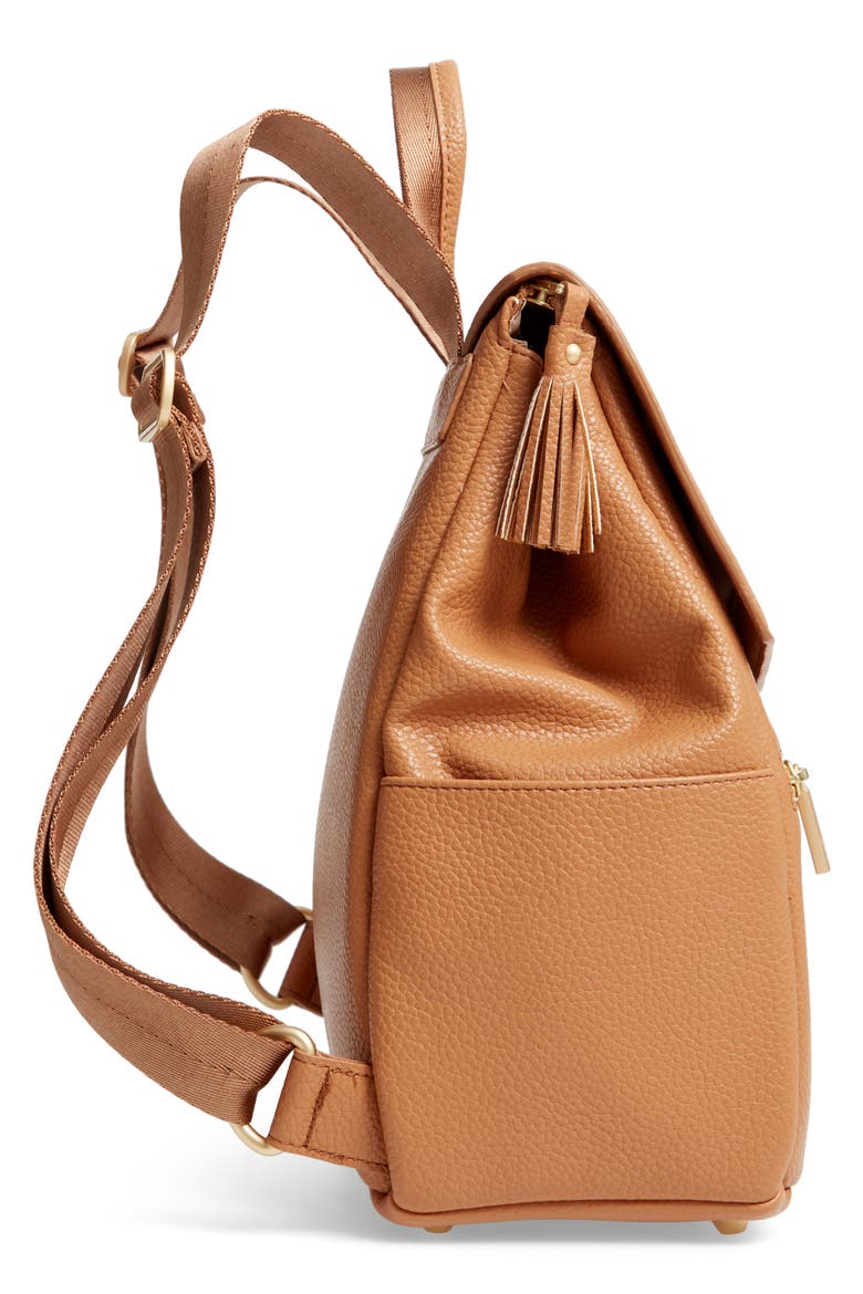 Mini Convertible Diaper Bag, Alternate, color, BUTTERSCOTCH