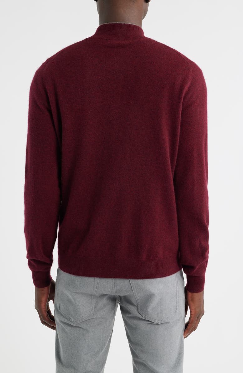 Scott Barber Cashmere Half Zip Pullover, Alternate, color, Port