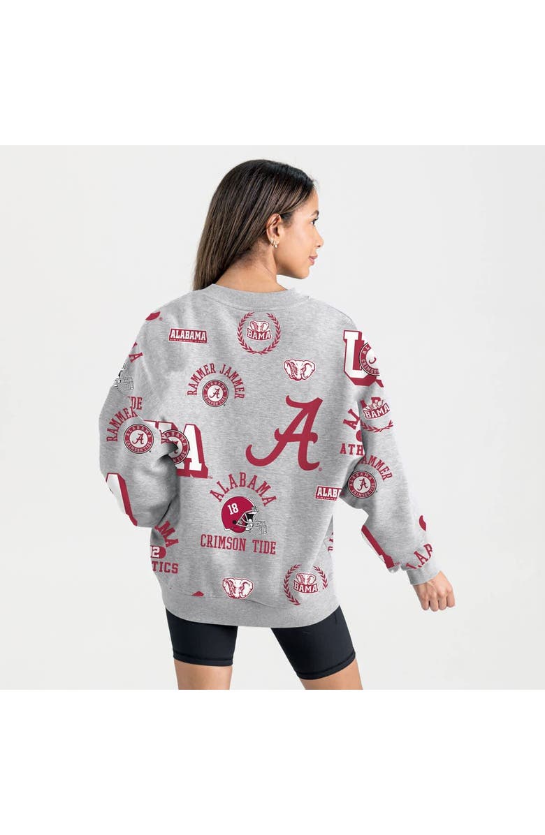 GAMEDAY COUTURE Women's Gameday Couture Gray Alabama Crimson Tide Always on Repeat Fleece Sweatshirt, Alternate, color, Gray