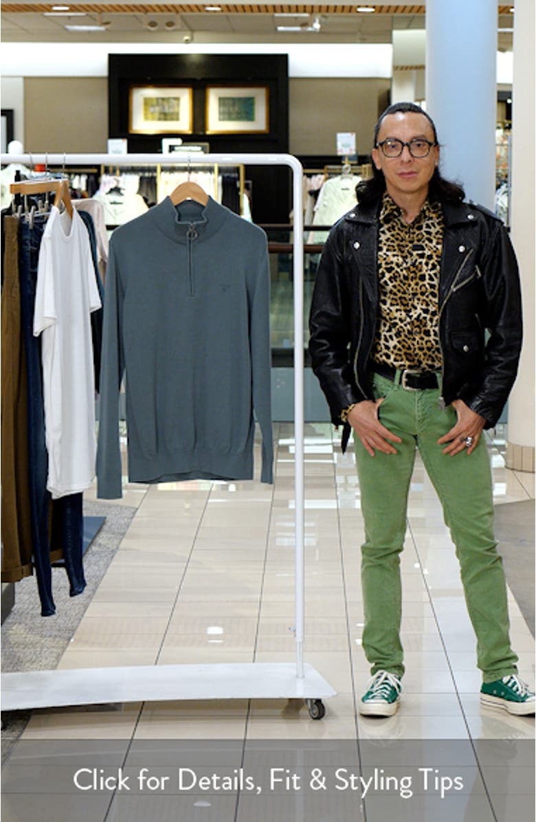 Cotton Half Zip Sweater, sales video thumbnail