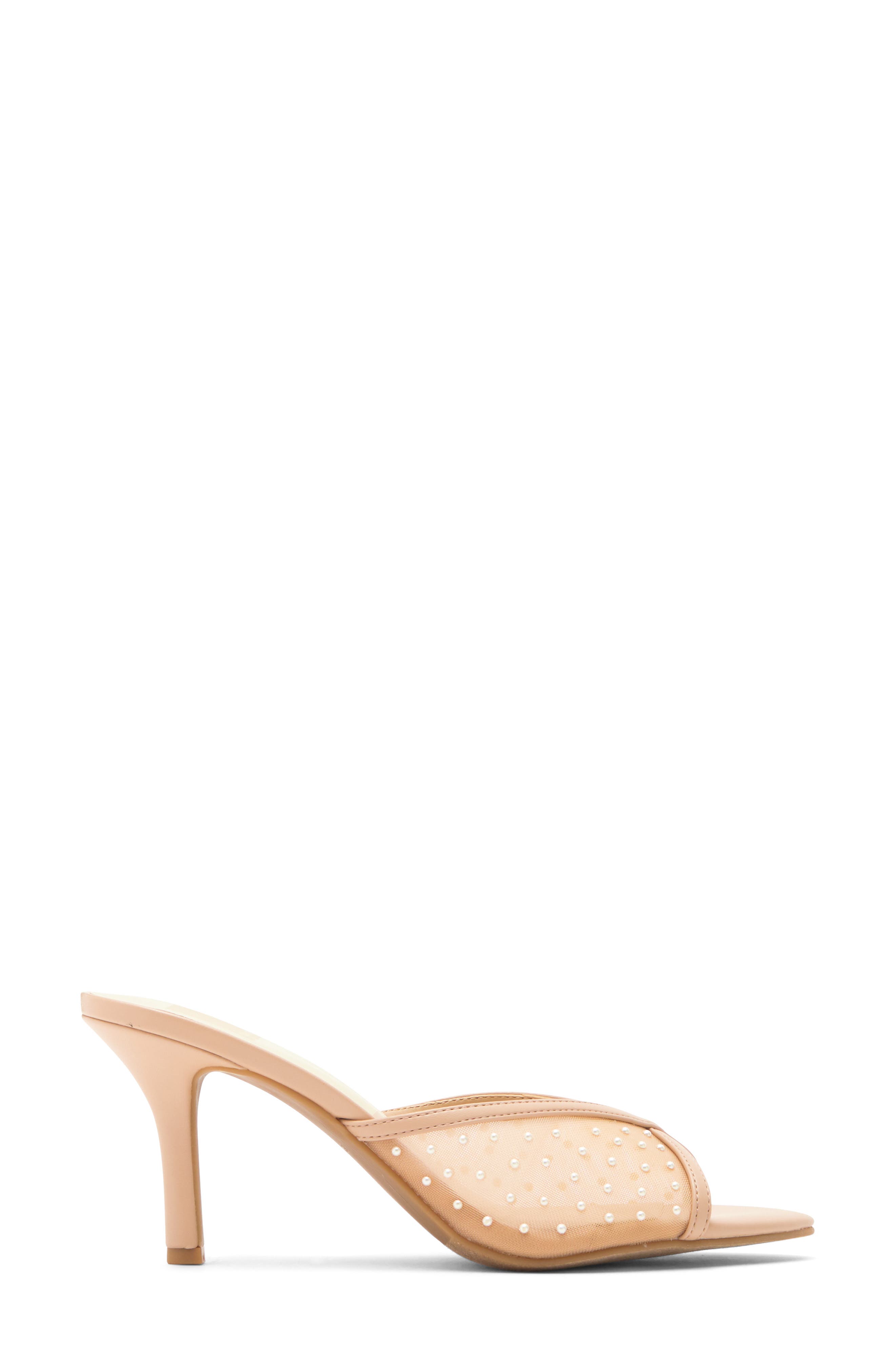 Dolce Vita Michal Peep Toe Sandal, Alternate, color, Blush Pearls