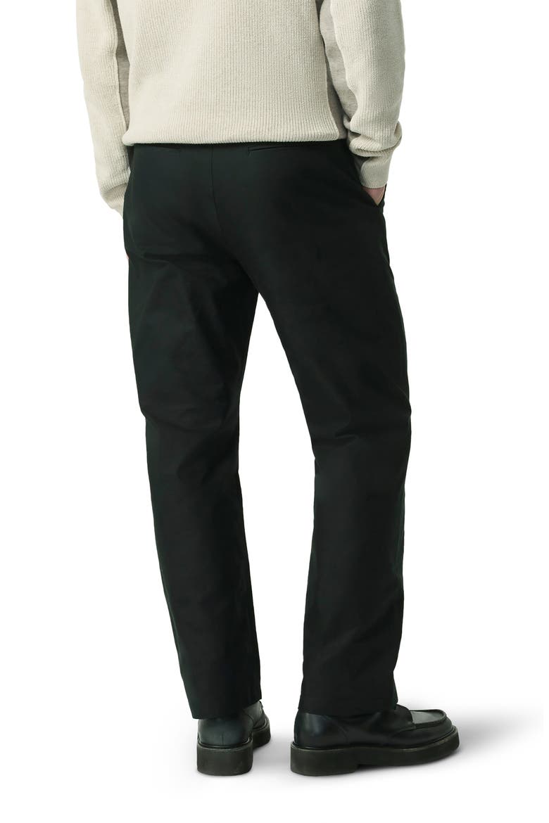 Haydon Relaxed Straight Leg Twill Chinos, Alternate, color, BLACK