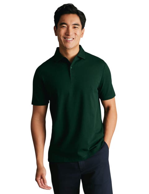 Short Sleeve Cotton Stretch Smart Pique Polo