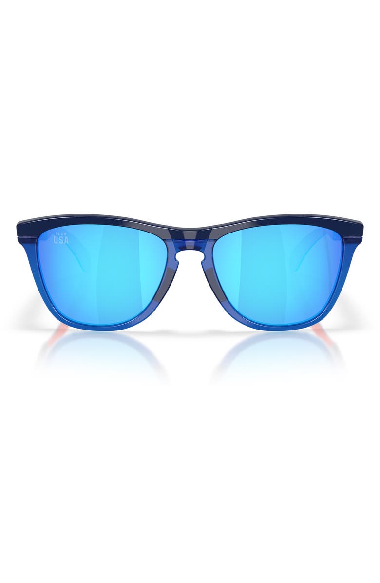Oakley Frogskins<sup>™</sup> Range 55 Prizm<sup>™</sup> Keyhole Sunglasses, Main, color, Navy / Prizm Sapphire