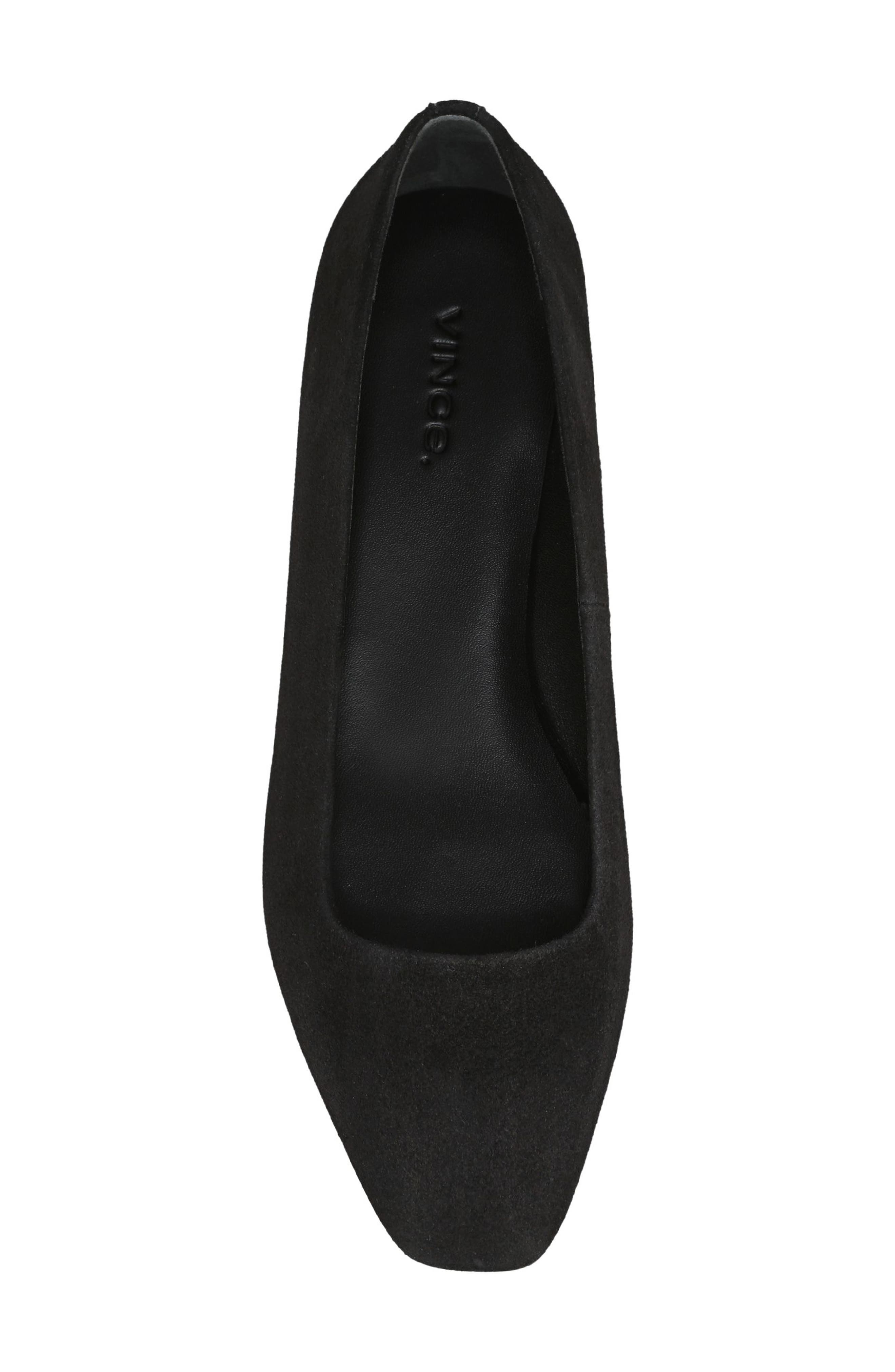 Vince Brodi Flat, Alternate, color, Black Suede