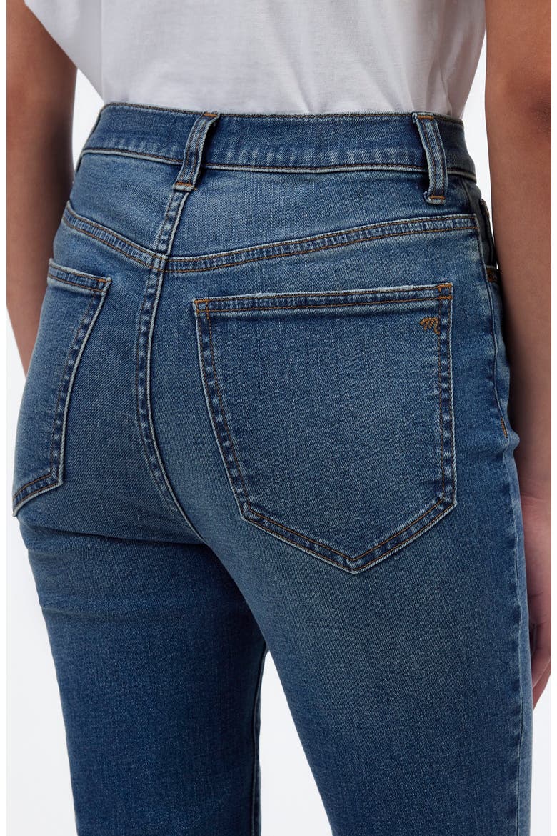 High Waist Skinny Jeans, Alternate, color, ROZ WASH