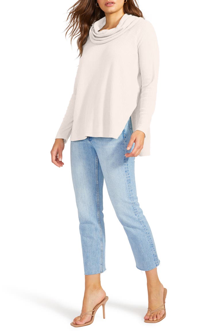 Software Update Cowl Neck Top, Alternate, color, VINTAGE IVORY