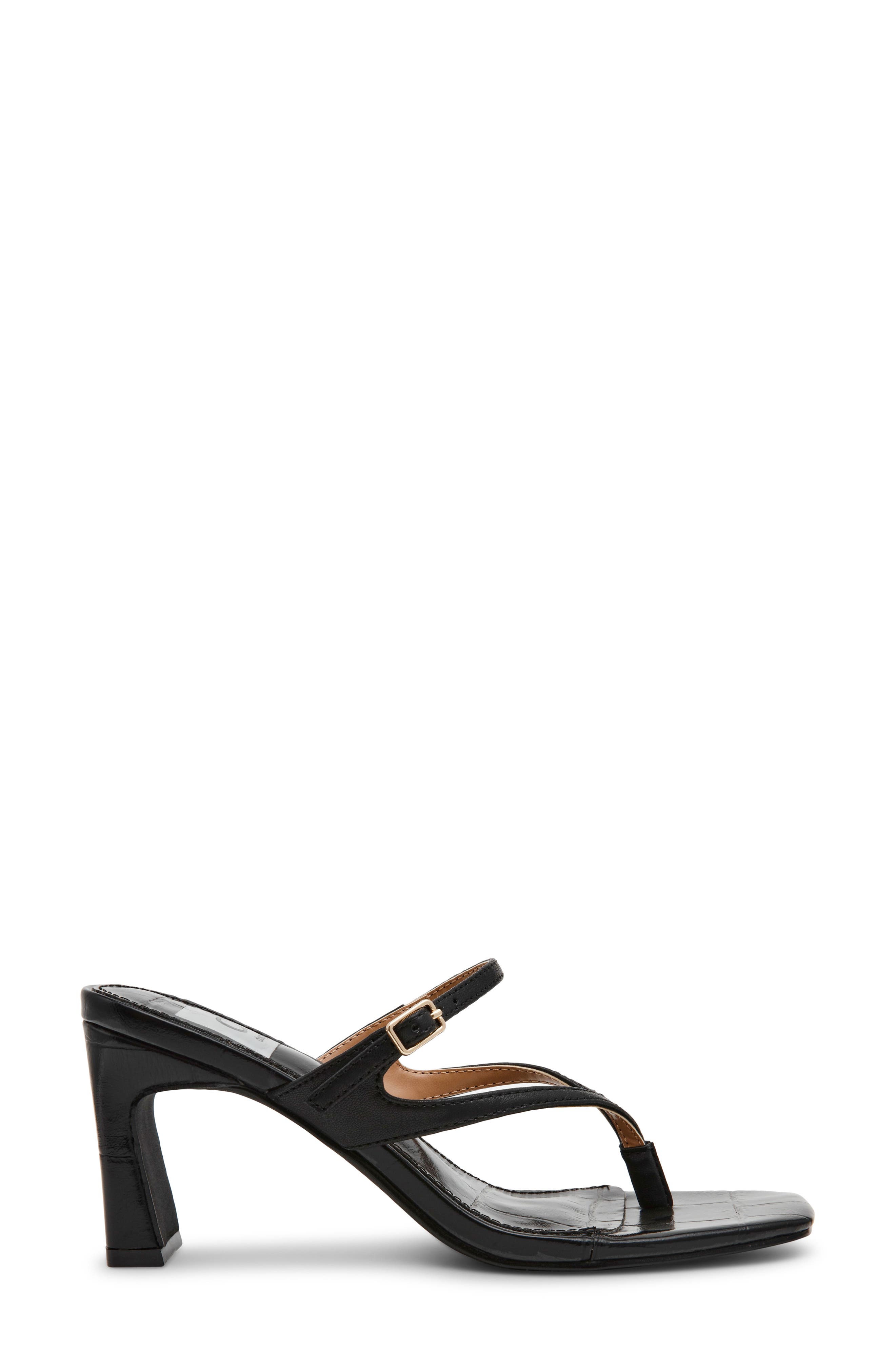 DV by Dolce Vita Lisette Block Heel Slide Sandal, Alternate, color, Black