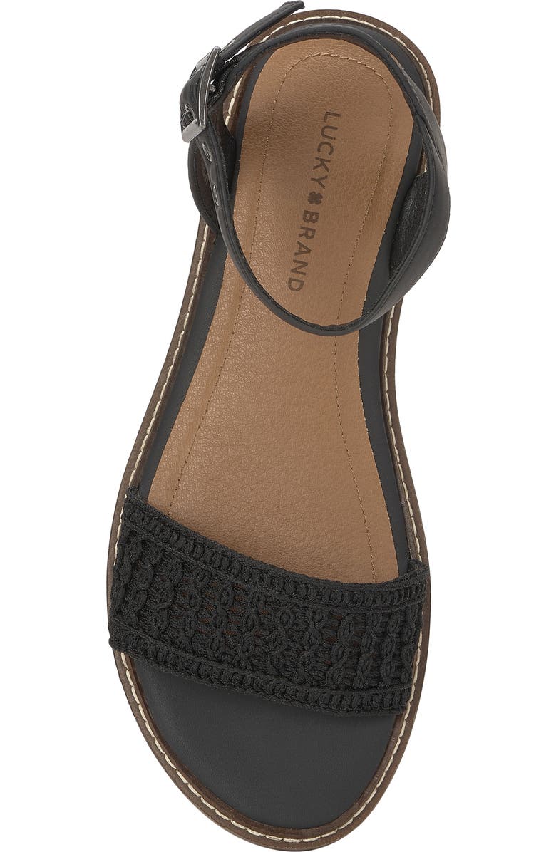 Lucky Brand Kimaya Sandal, Alternate, color, Black