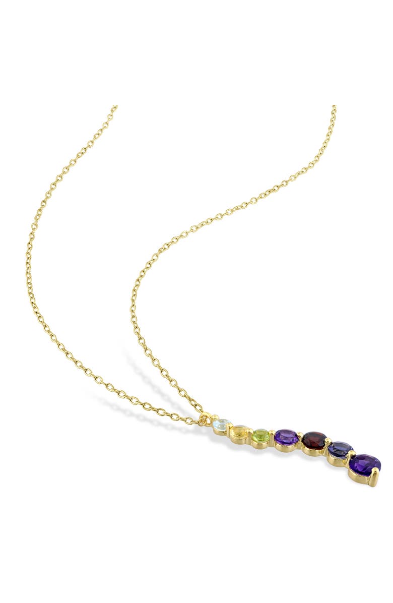 Julianna B. Multi-Gemstone Graduated Drop Necklace, Alternate, color, Multi-Gemstones