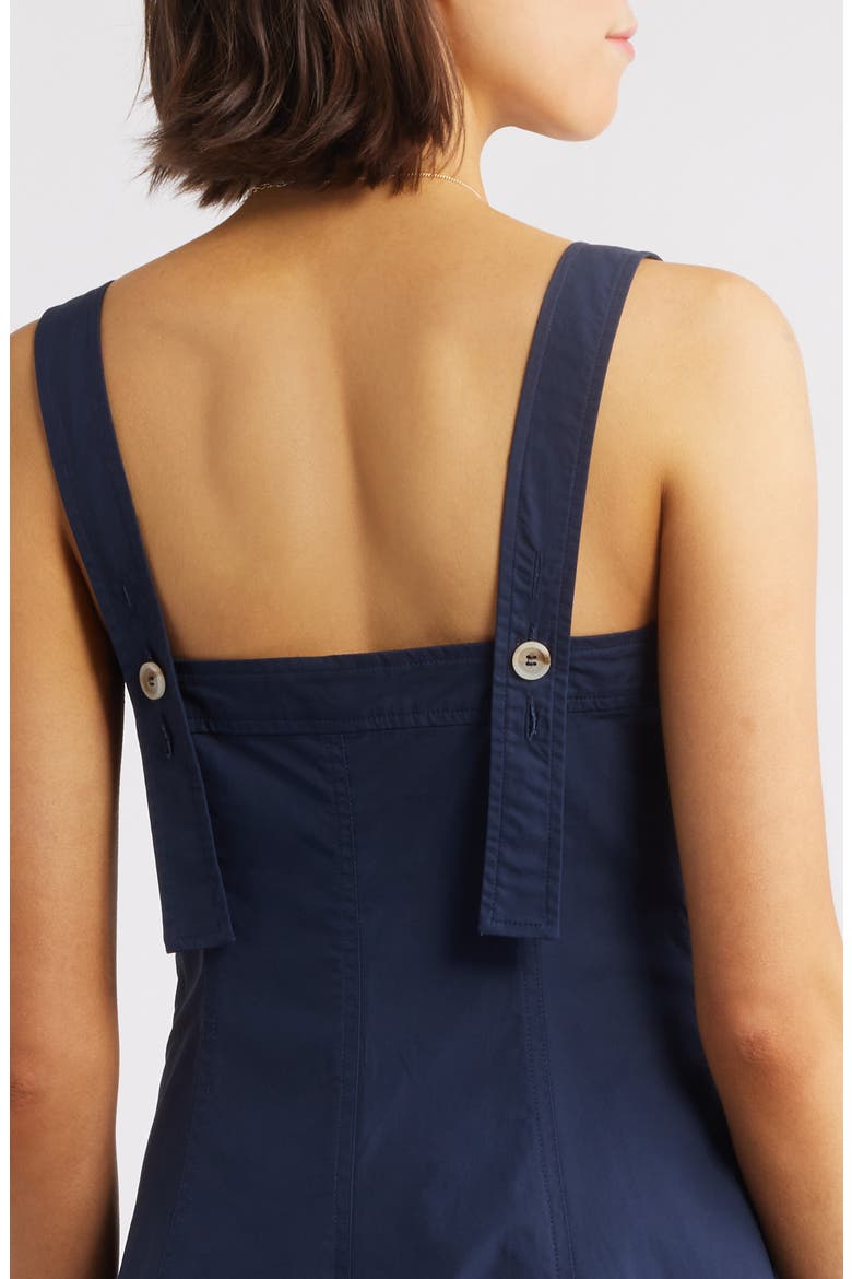 Alfreda Fit & Flare Midi Dress, Alternate, color, BLEU MARINE
