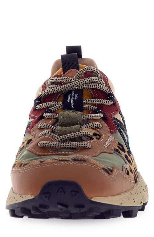 Flower Mountain Lenzan Trail Sneaker In Brown