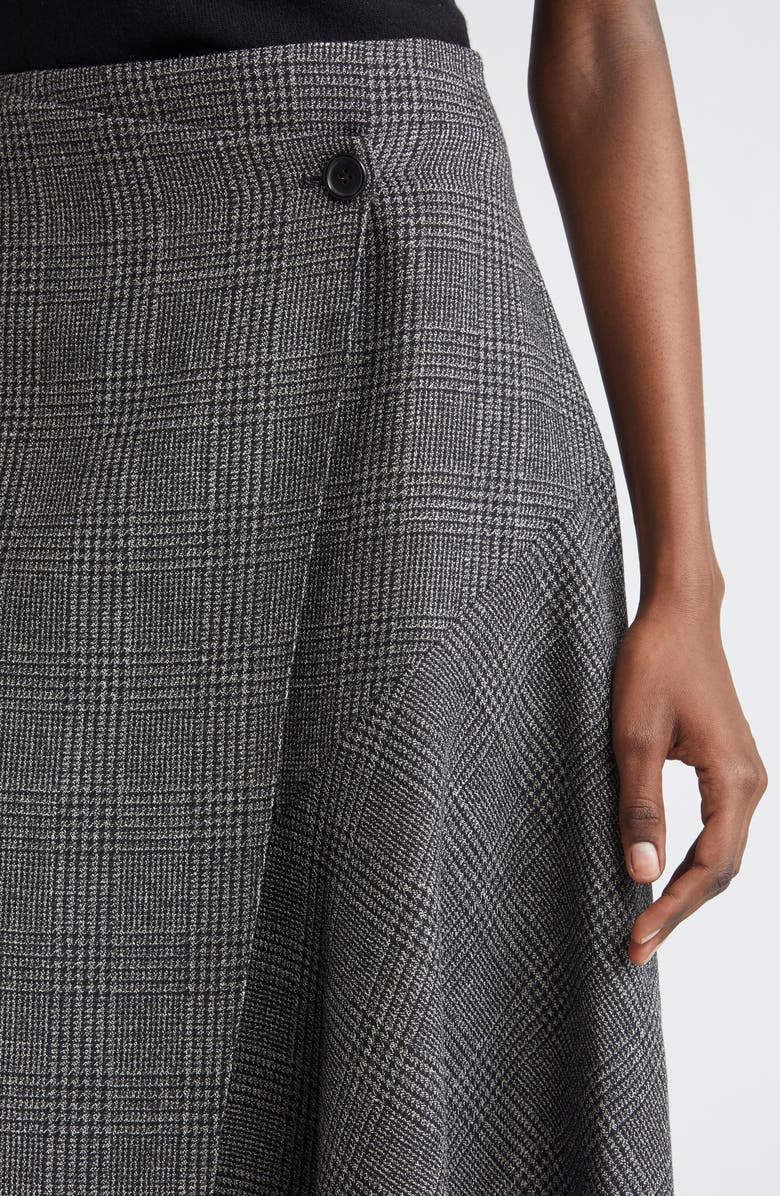 Michael Kors Collection Draped Wool Wrap Skirt, Alternate, color,