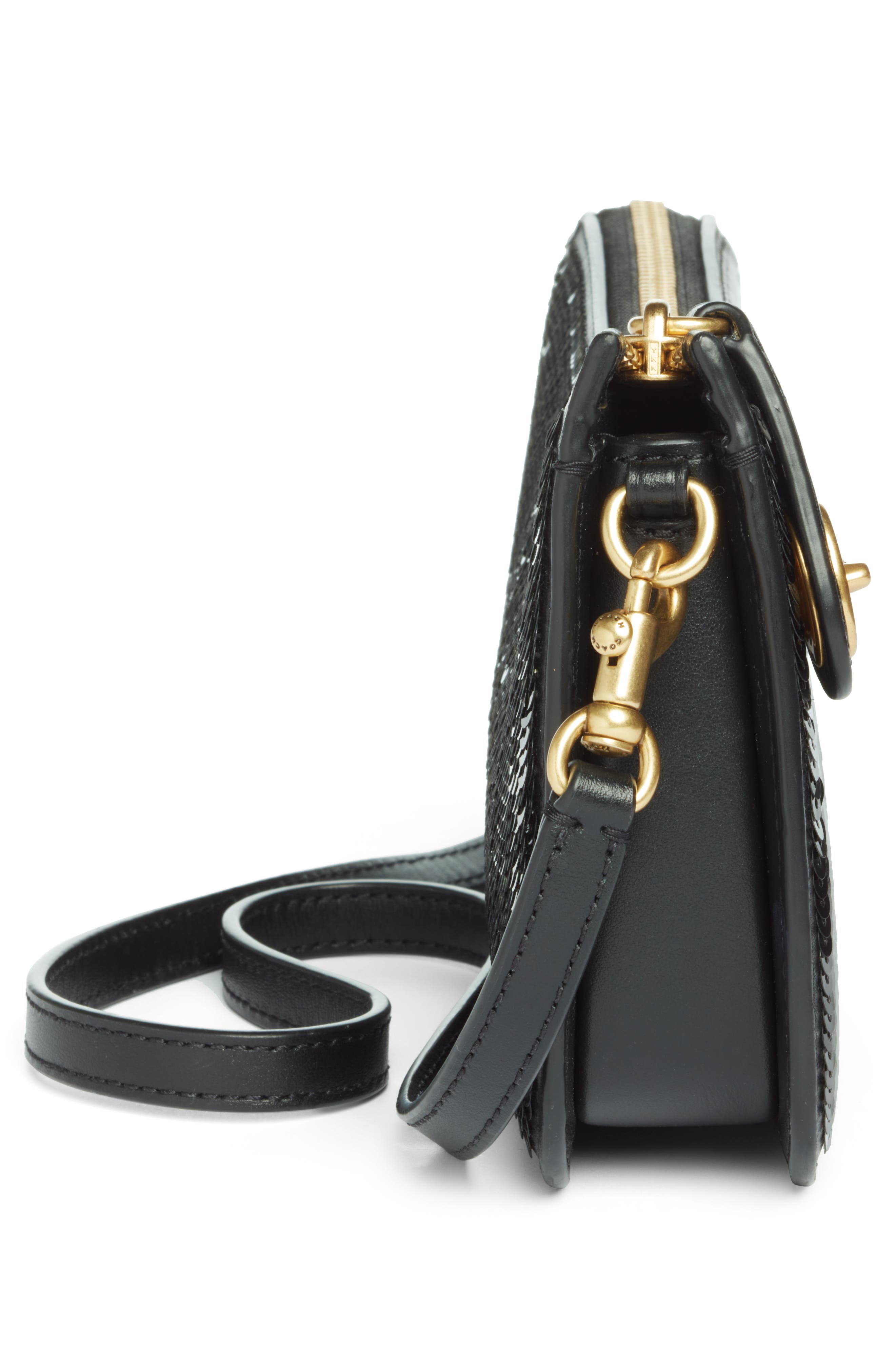 COACH Penn Sequin Shoulder Bag, Alternate, color, 