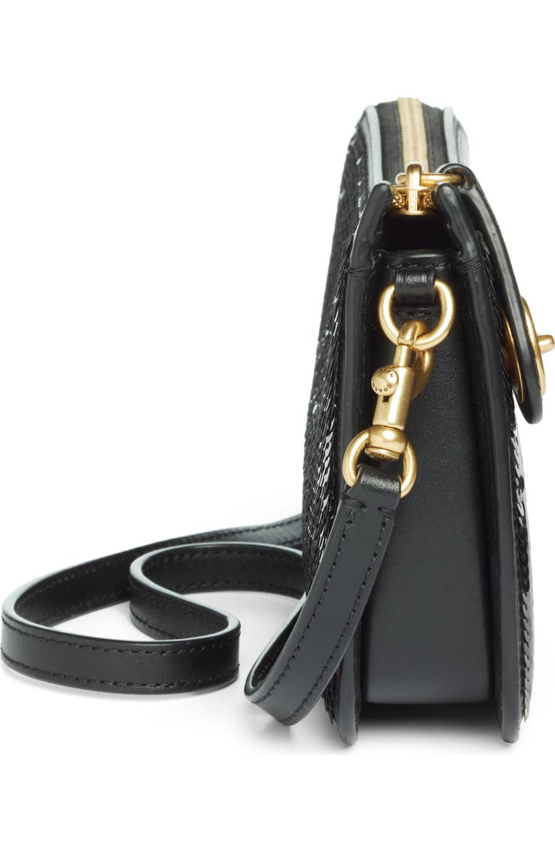 COACH Penn Sequin Shoulder Bag, Alternate, color,