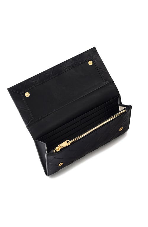 Radley Weaver Lane Large Flapover Wallet In Black