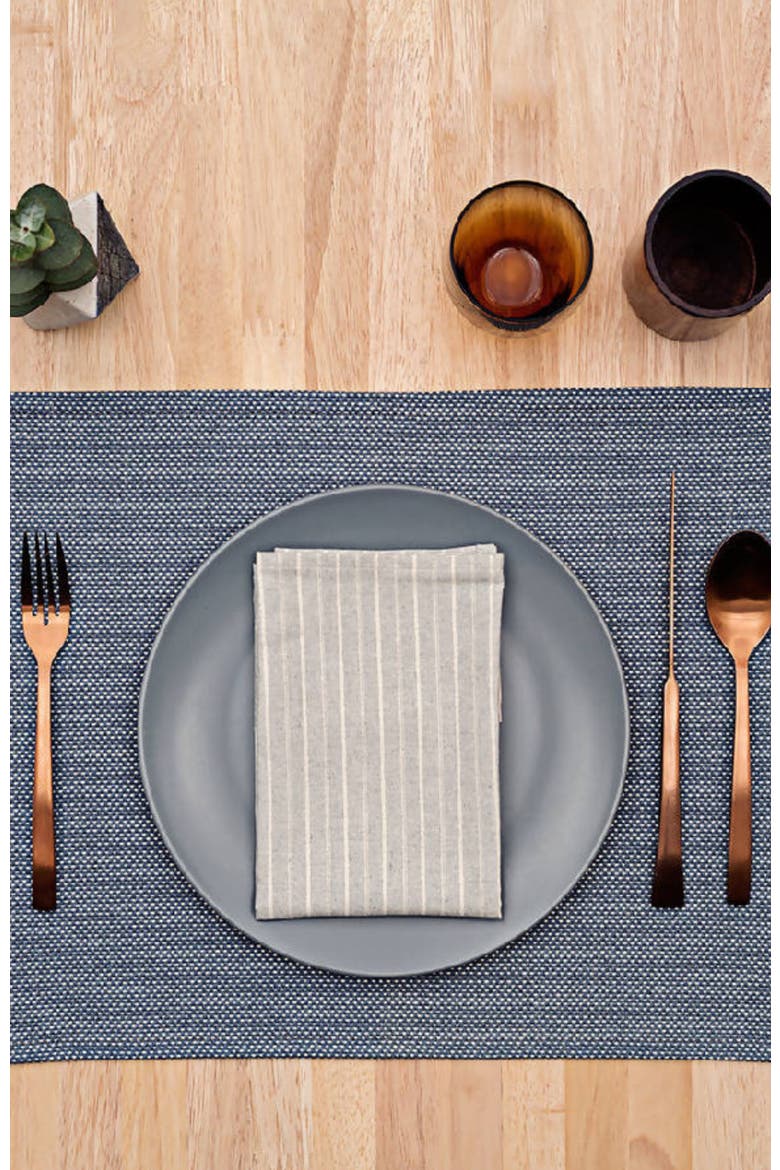 Rustic Placemats Set of 4, Alternate, color, Blue