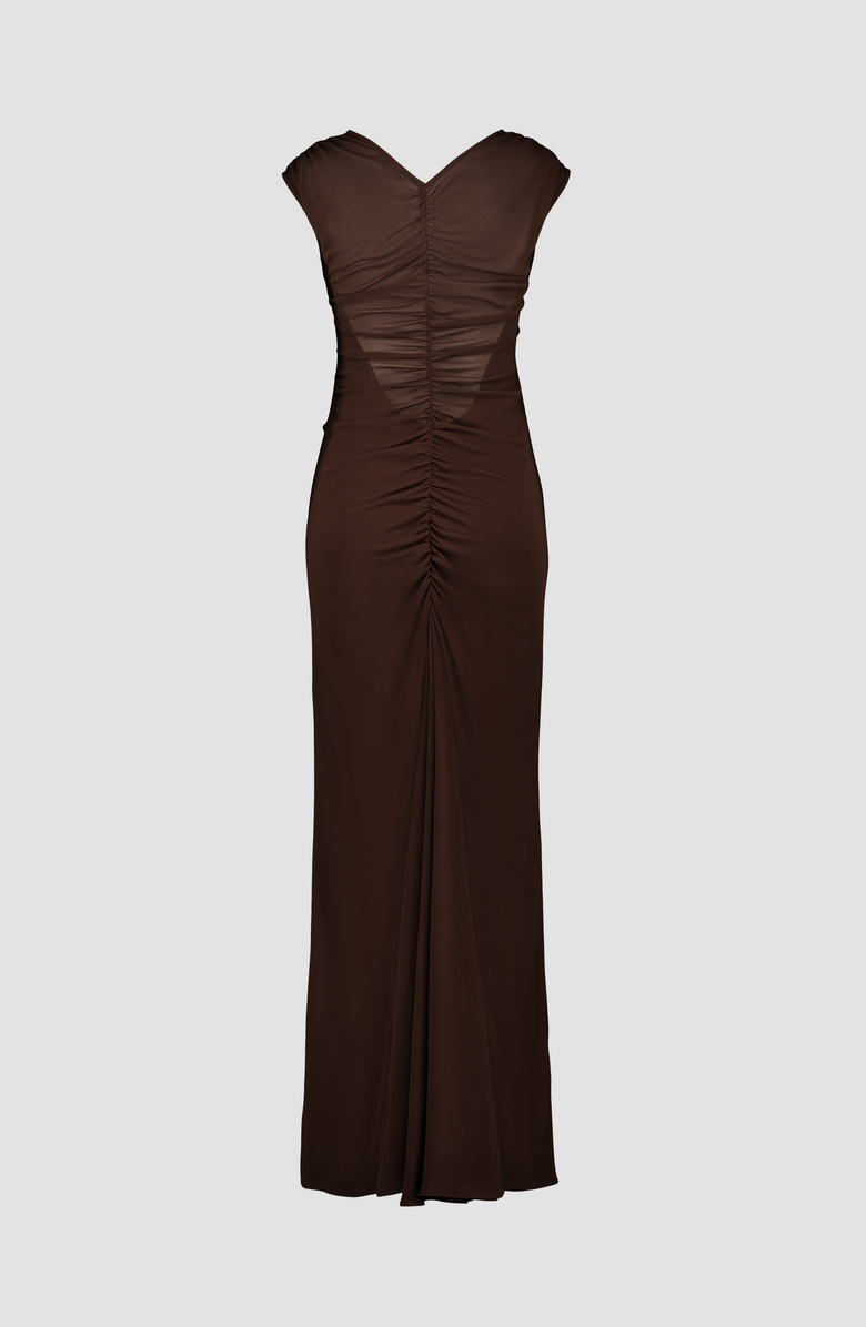 SAEMDI Frankie Dress, Alternate, color, Dark Brown
