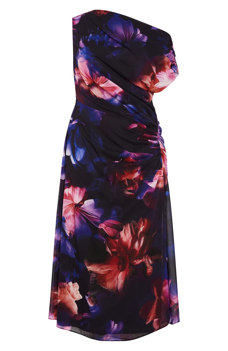 City Chic Vivid Floral Maxi Dress, Alternate, color, Vivid Floral