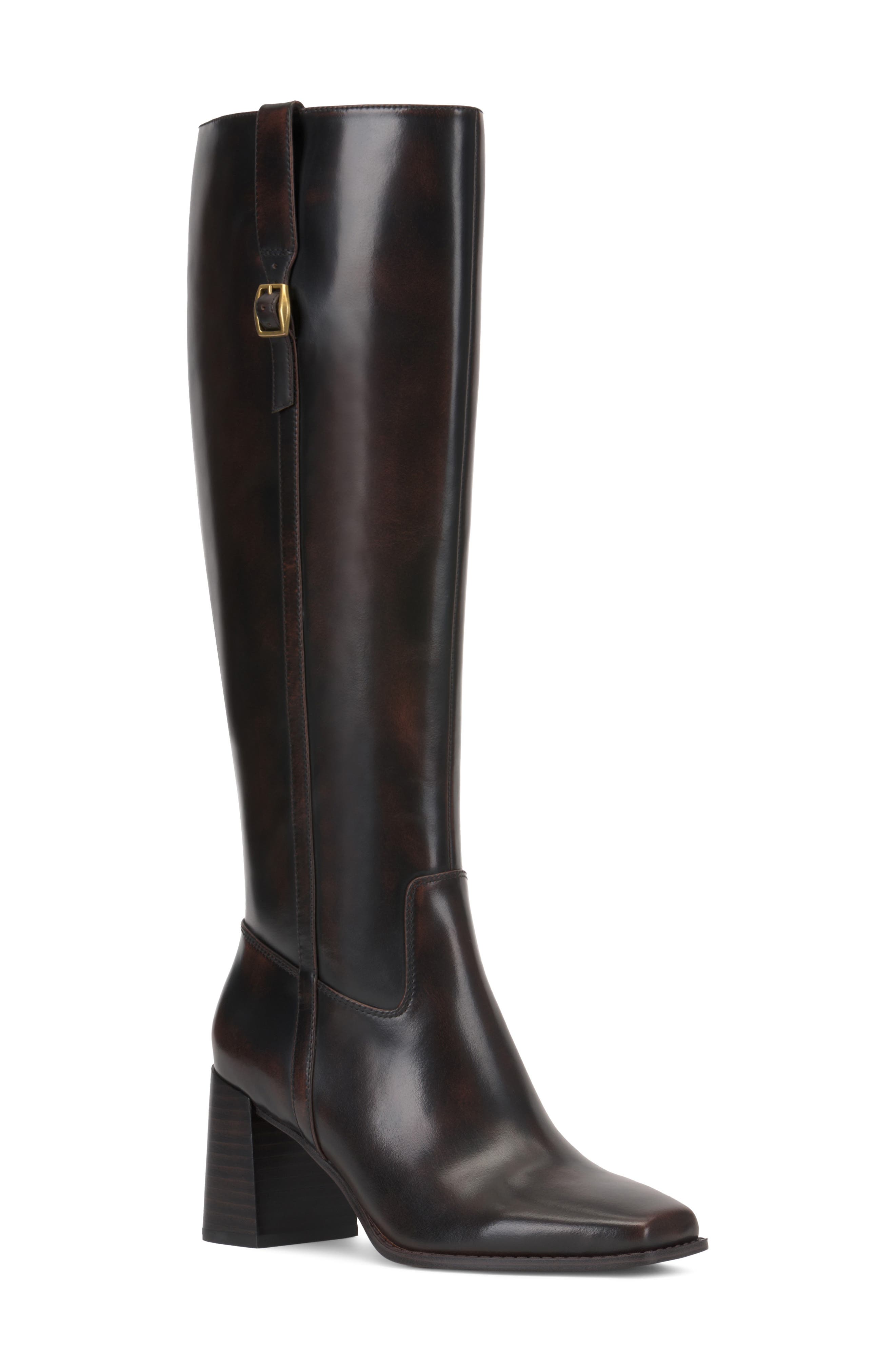 Sorana Knee High Boot, Main, color, AGED BOURBON