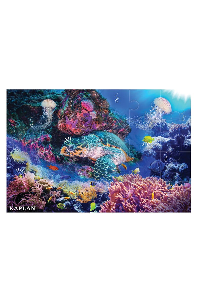 Kaplan Early Learning Company Sea Life Floor Puzzle - 24 Pieces, Main, color, Multicolored