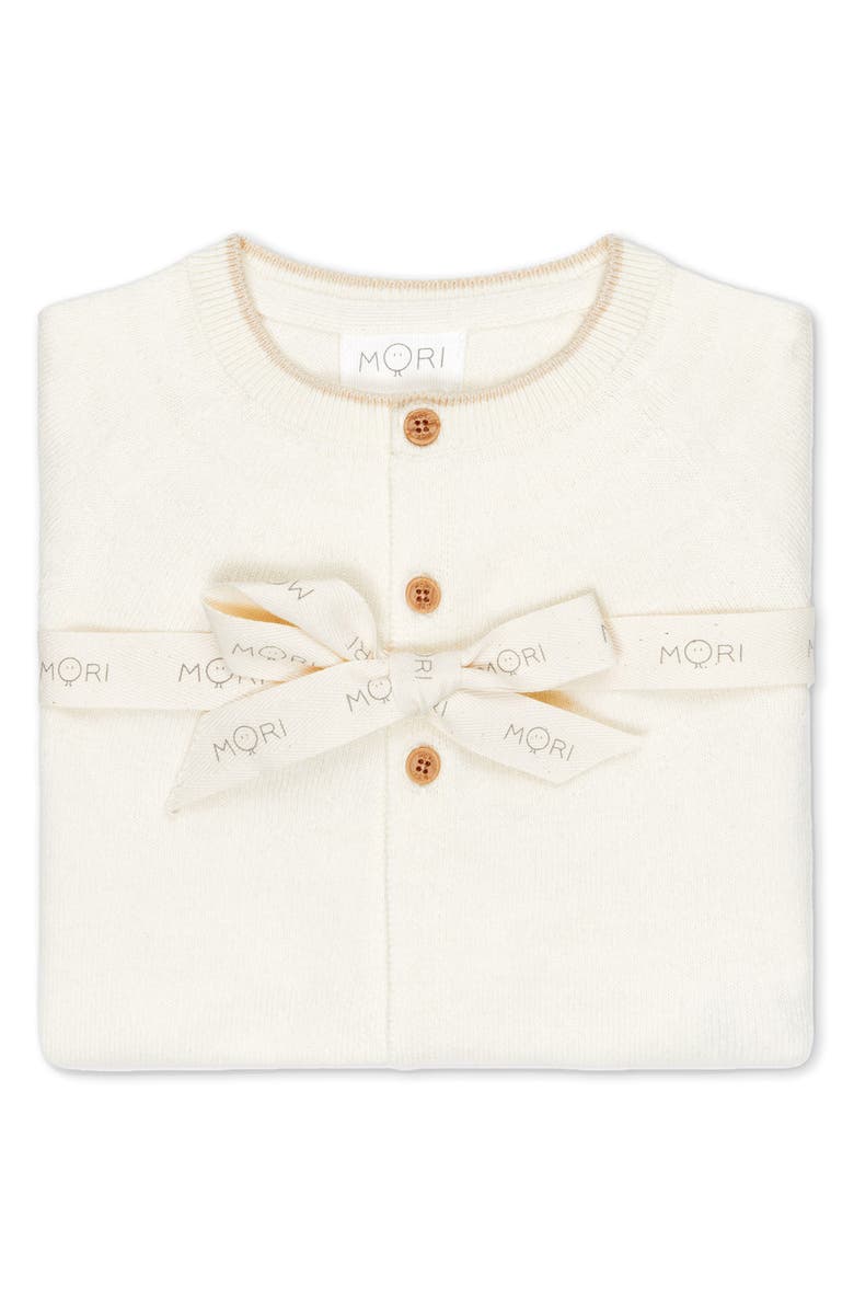 MORI Knit Cardigan & Footed Leggings Set, Alternate, color, 