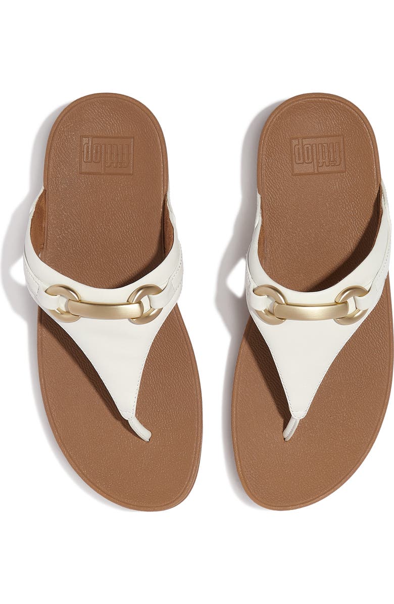 FitFlop Lulu Platform Wedge Flip Flop, Alternate, color, Urban White