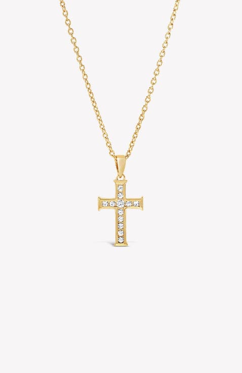 Luminous Cross Pendant Necklace