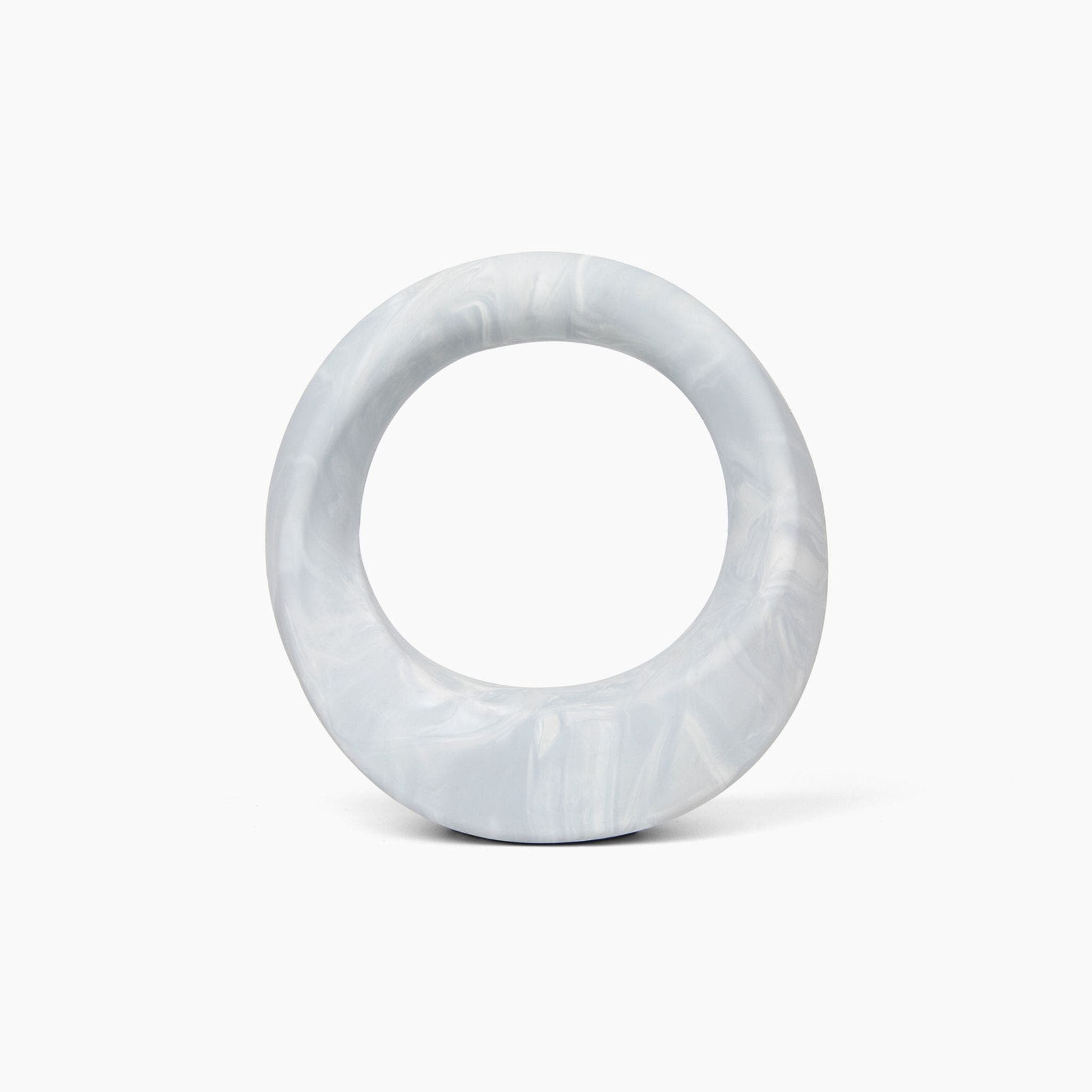 Obshay Swirl 7 lb, Ocean Marble silicone weight in Gray 