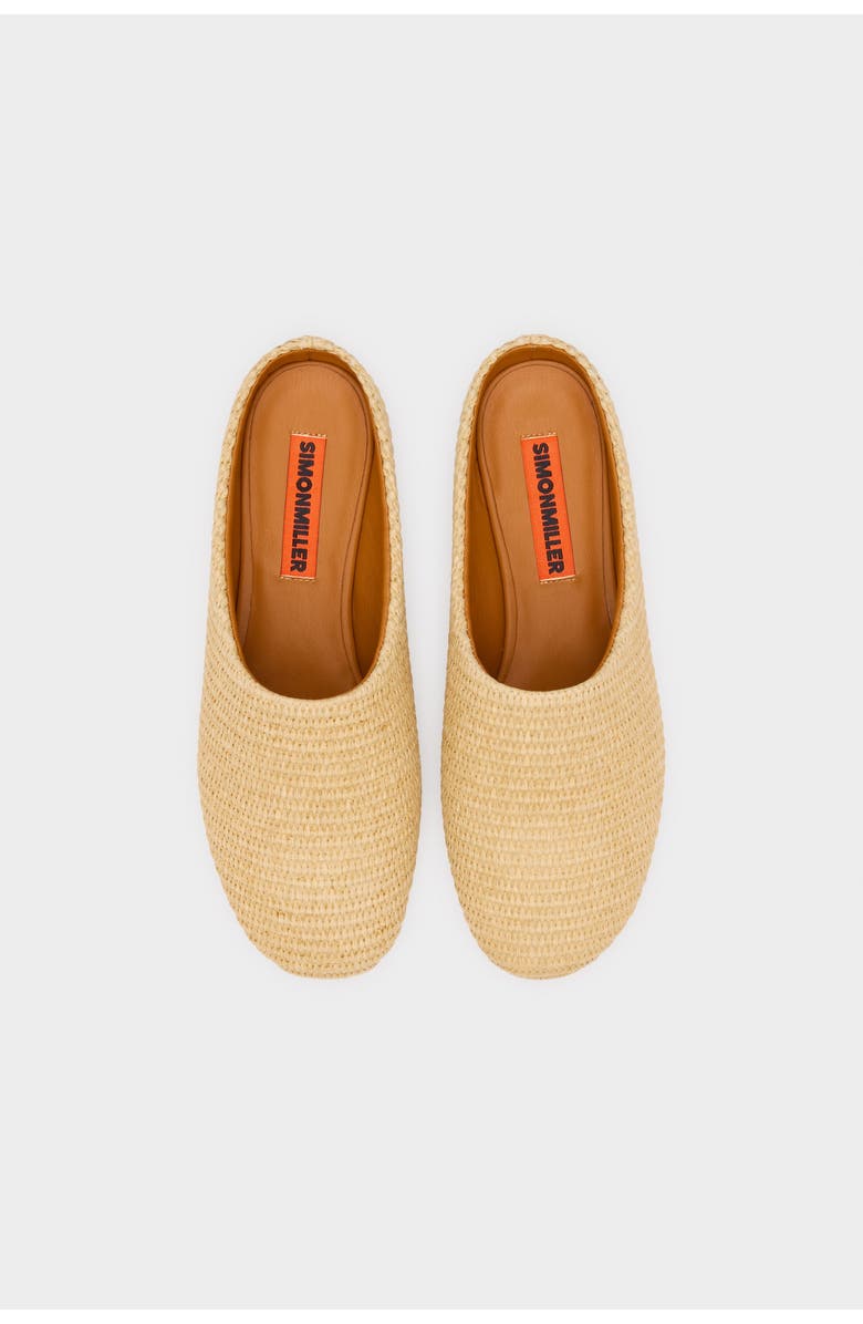 SIMONMILLER Raffia Riad Slipper, Alternate, color, Natural