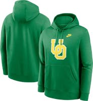 Nike Men's Nike Green Oregon Ducks Legacy Logo Club Fleece Pullover Hoodie