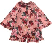 Petite Maison Kids Flora Flower Print Jumpsuit