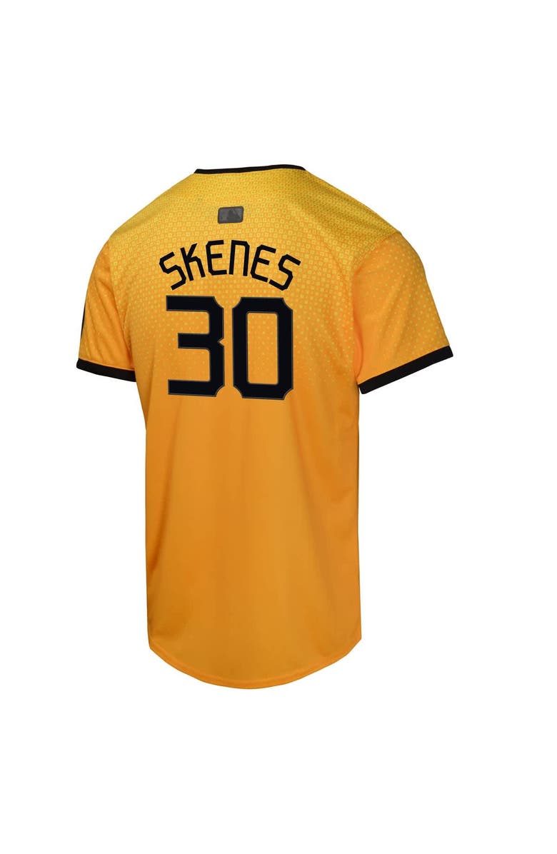 Nike Youth Nike Paul Skenes Gold Pittsburgh Pirates City Connect Limited Jersey, Alternate, color,