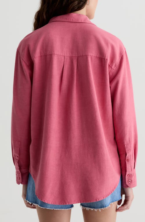AG AG ADDISON LINEN BLEND BUTTON-UP SHIRT 