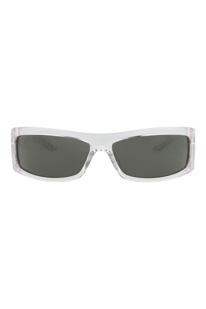 64mm Oversize Square Sunglasses, Main, color, CRYSTAL CRYSTAL GREY