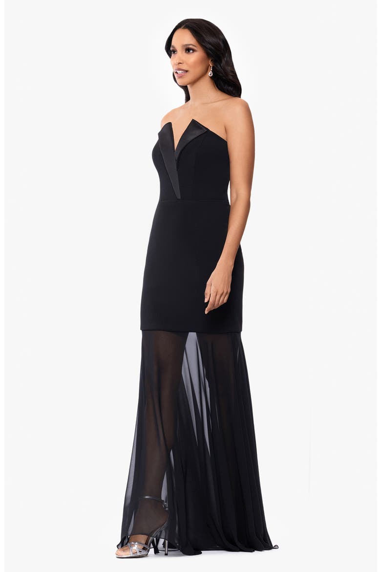 womens tuxedo dress Dresses Keep it savvy in this black stretch crepe tuxedo blazer dress Kristian Silk Tuxedo Dress for