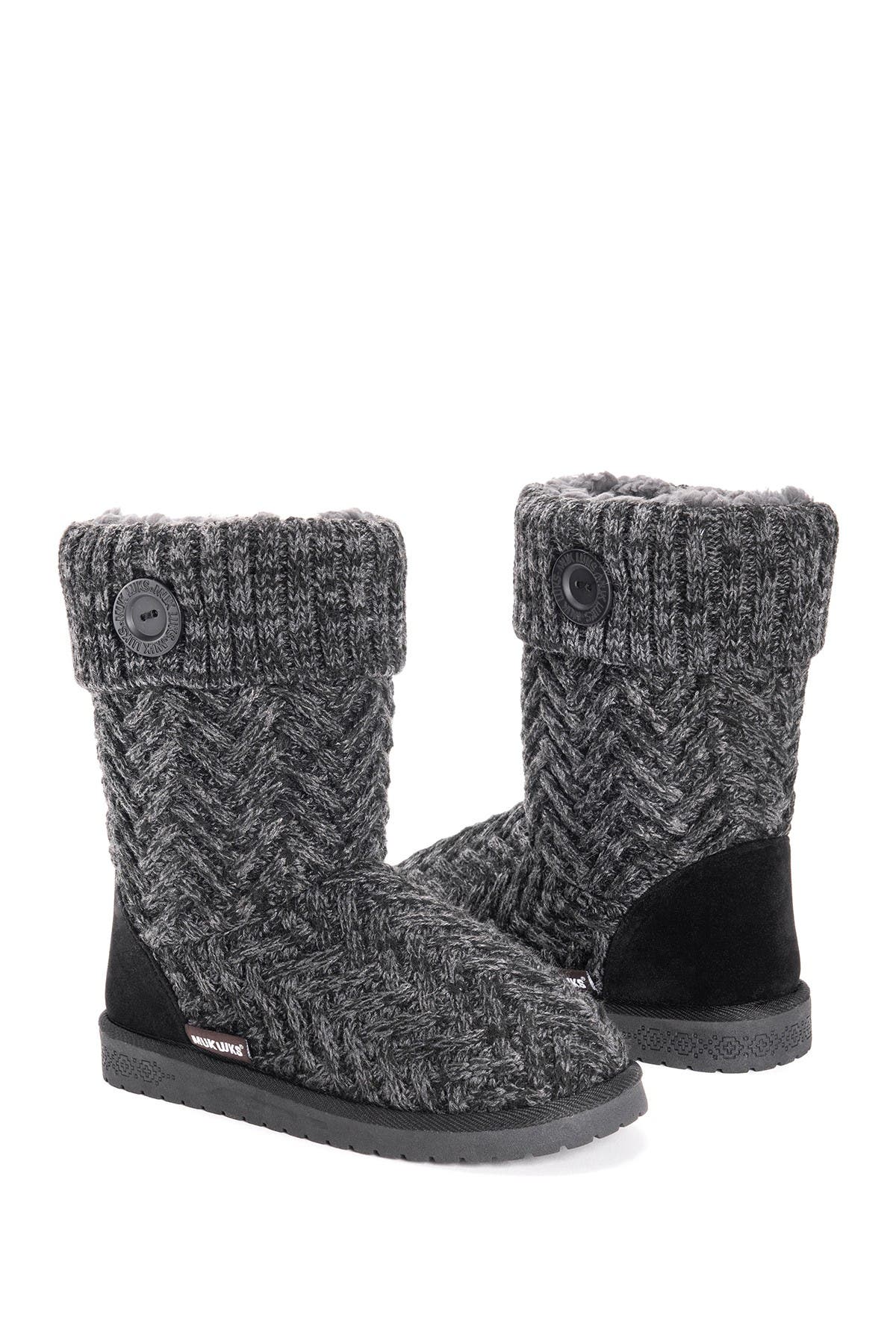 MUK LUKS Janet Faux Fur Lined Boot, Alternate, color, 