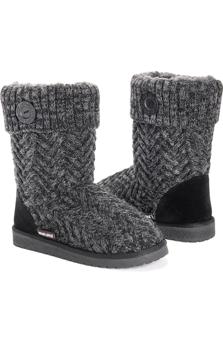 MUK LUKS Janet Faux Fur Lined Boot, Alternate, color,