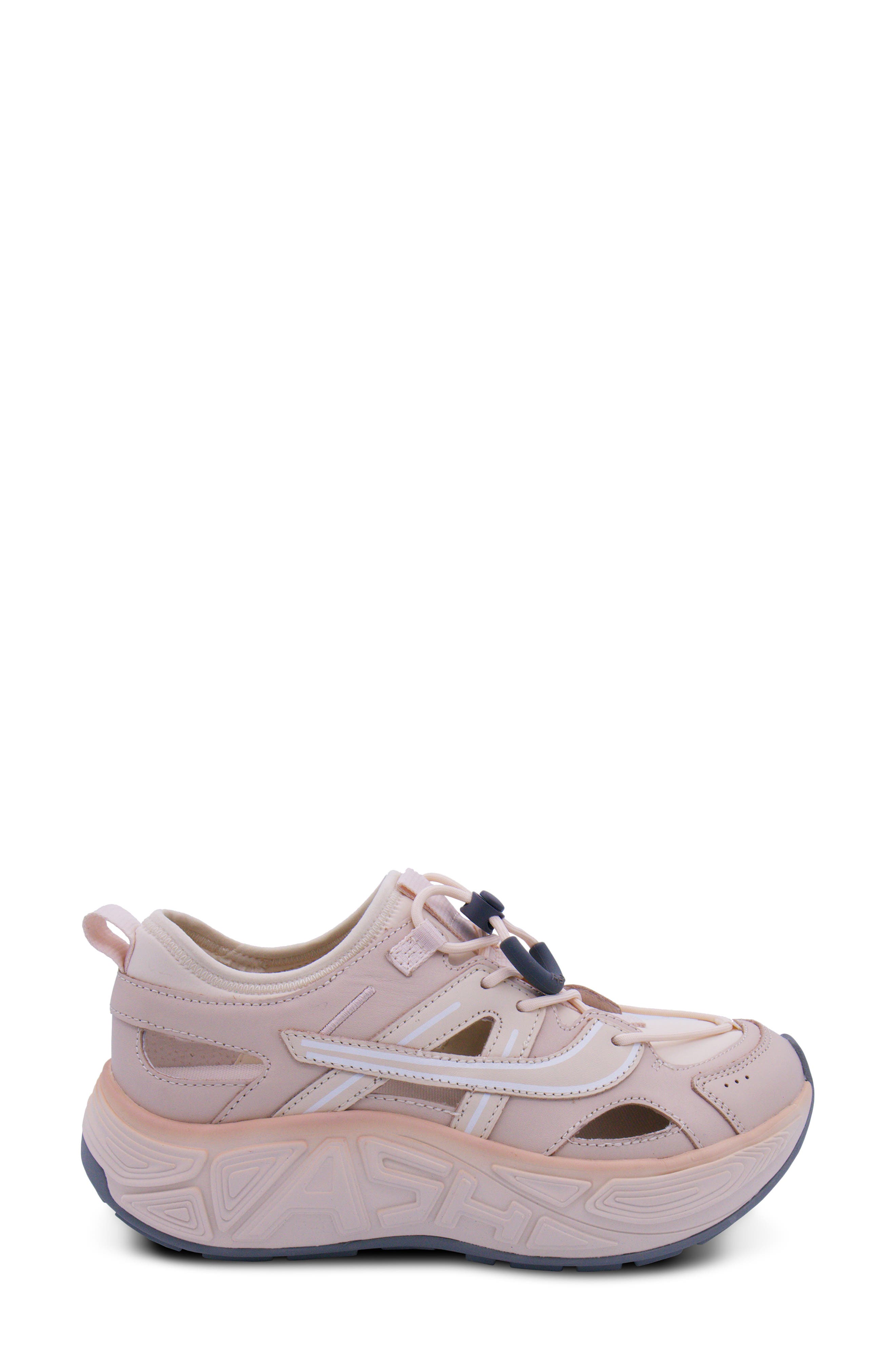 Explore Cutout Sneaker, Alternate, color, TAPIOCA