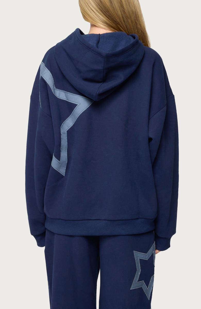 EDIKTED Starly Oversize Hoodie, Alternate, color, Navy