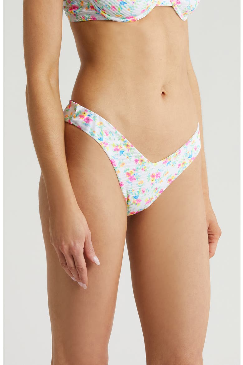 Strappy Cheeky Bikini Bottoms, Alternate, color, FOREVER FAIRYTALE