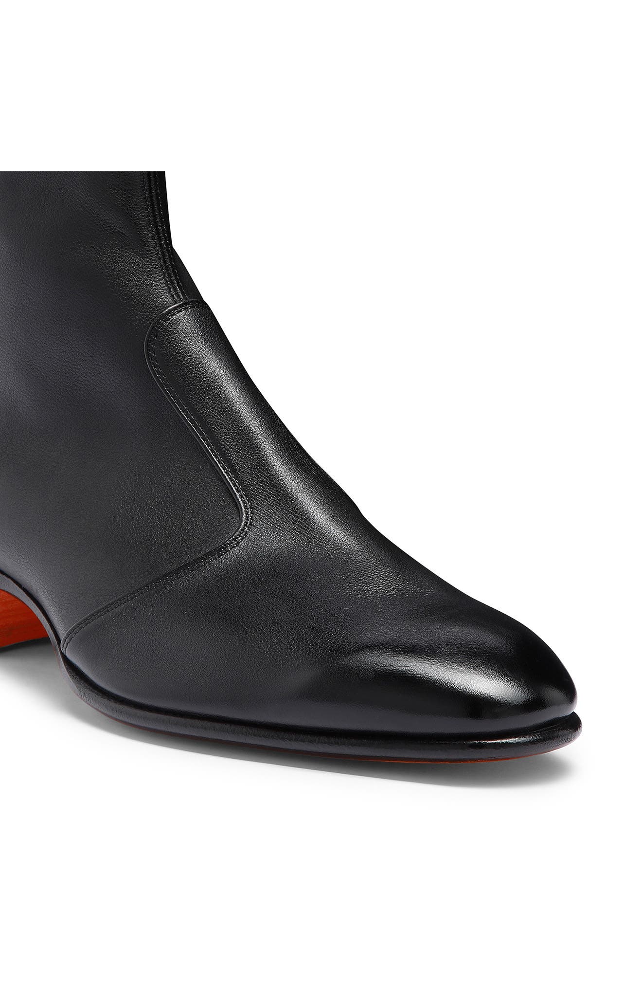 Santoni Adrian Zip-Up Boot, Alternate, color, Black