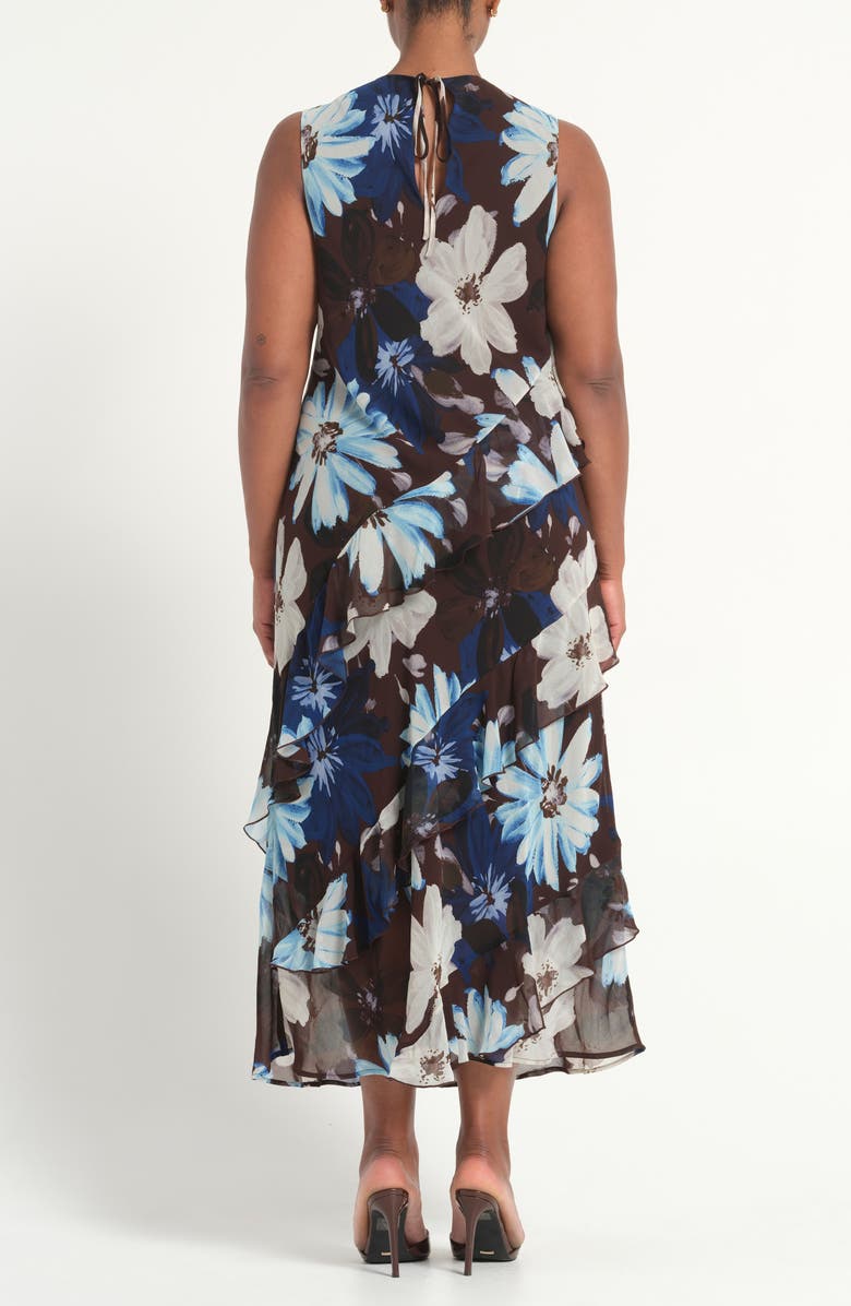 Estelle Aveline Floral Print Sleeveless Dress, Alternate, color, 