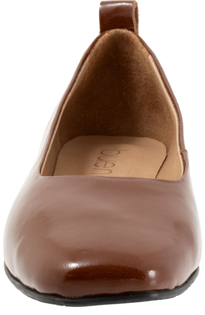 Bueno Elizabeth Flat, Alternate, color, Walnut Patent
